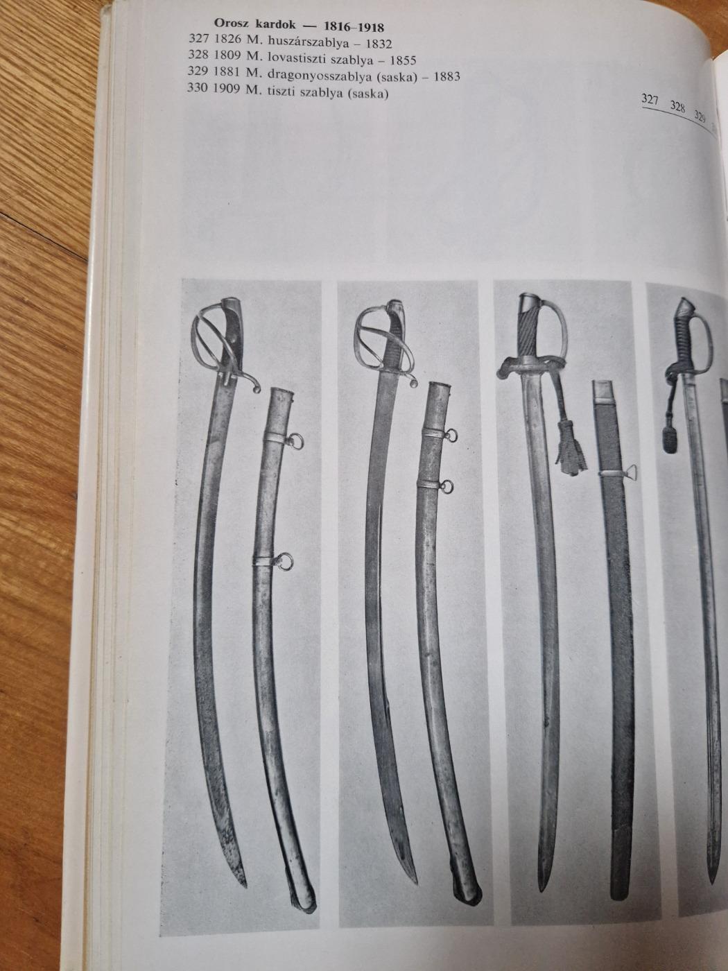 OROSZ CÁRI HUSZÁR KARD SZABLYA 1825